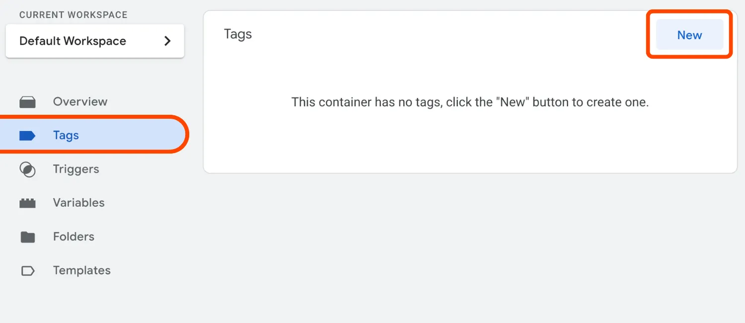 Create a tag