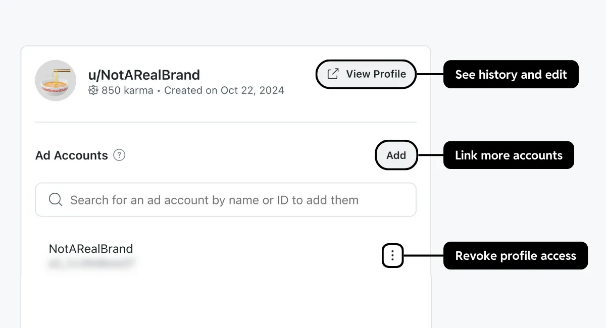 Edit profile