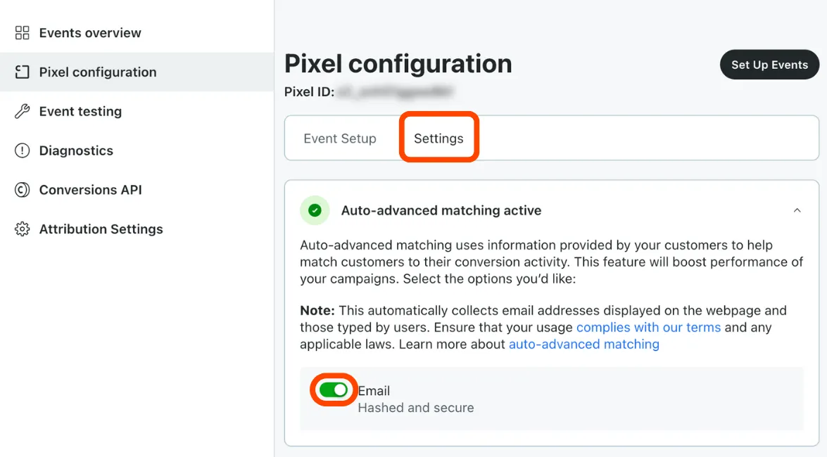 Enable Pixel AAM