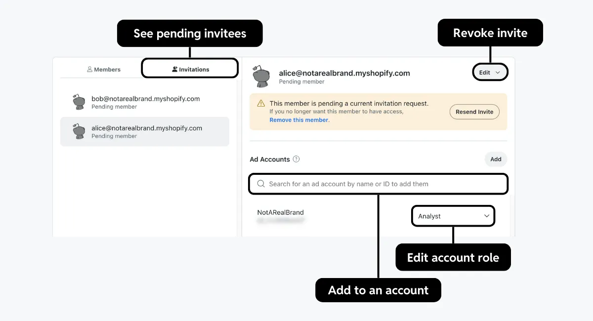 Manage users