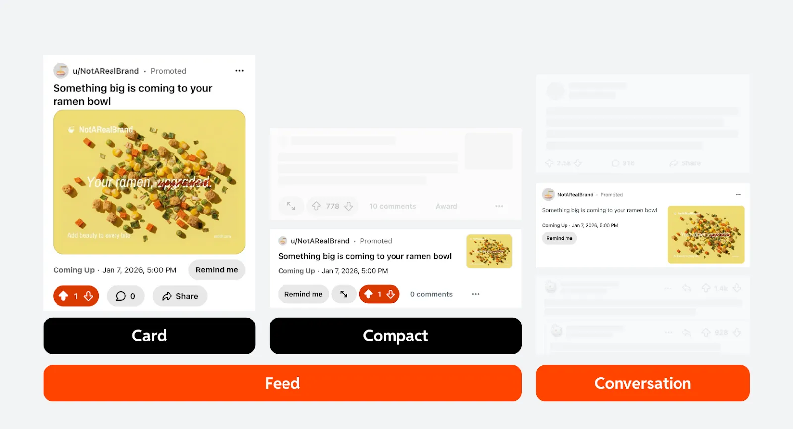 Reminder ad examples