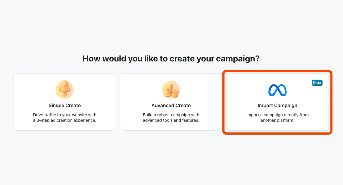 Select Import Campaign